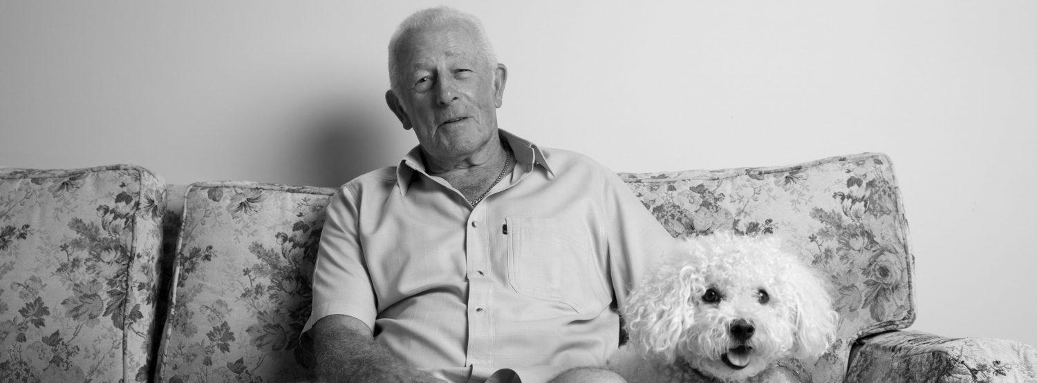 elderly person with in home aged care