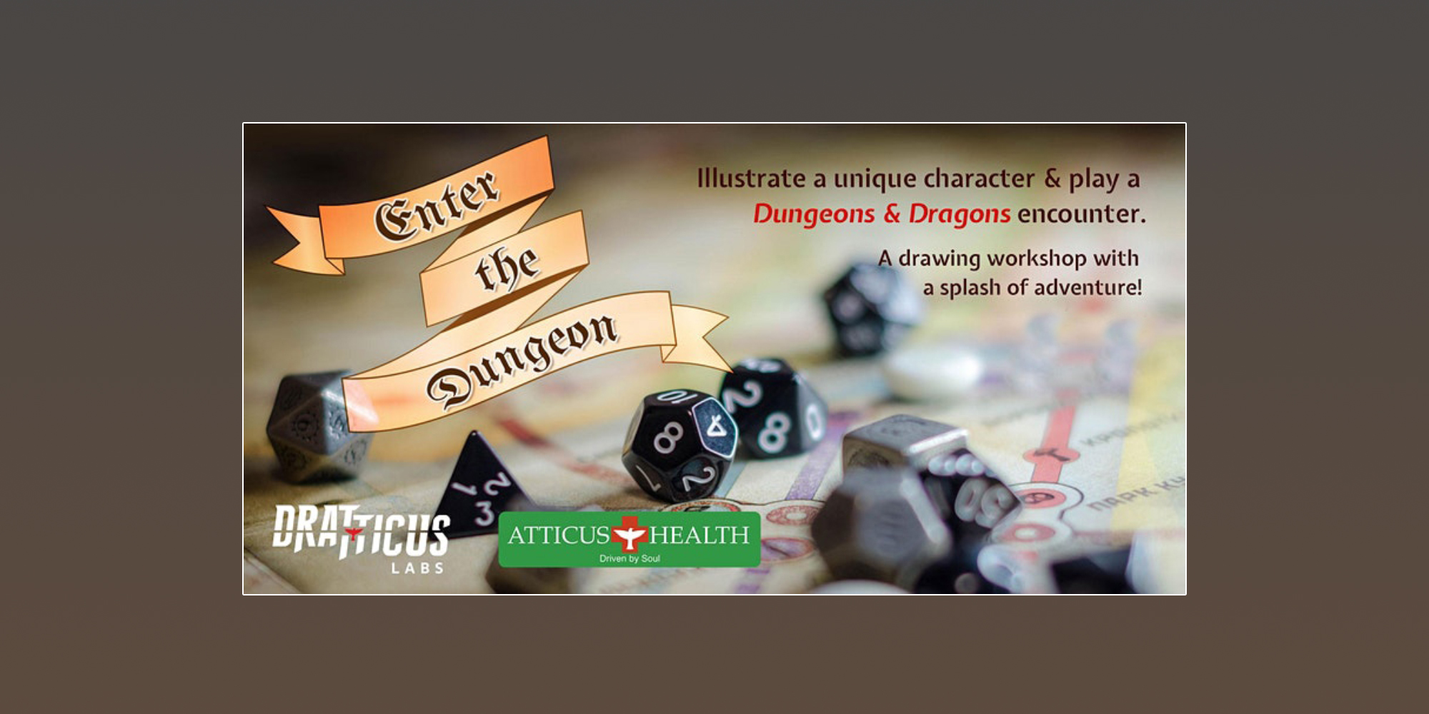 Two Upcoming DnD Drawing Workshops at Dratticus Labs