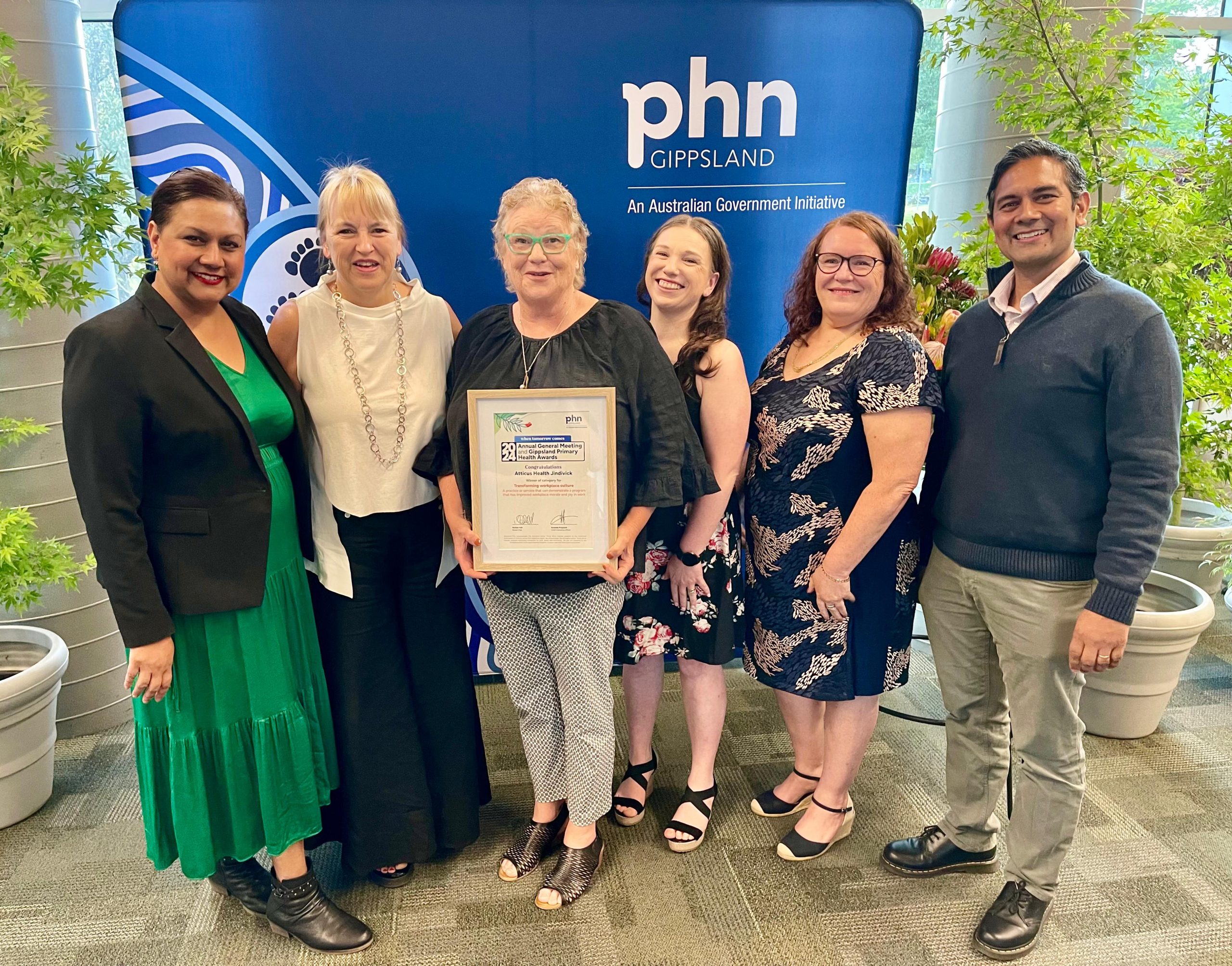 Transforming Workplace Culture Award for 2024, Gippsland PHN